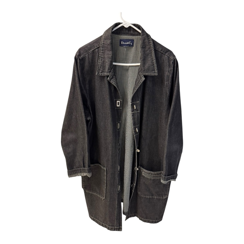 Y2K Black Denim Co Size XL Woman’s Jacket